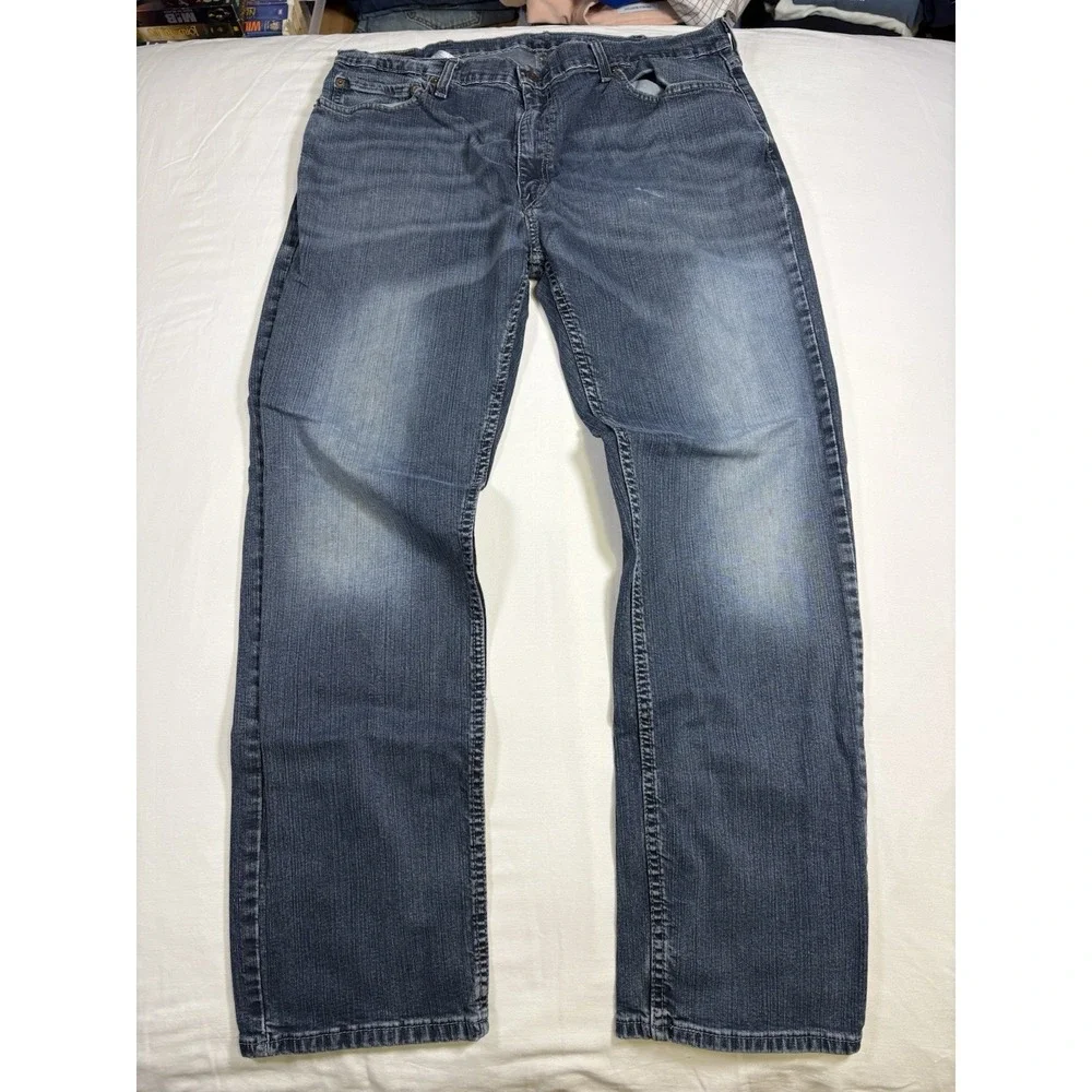 Lot of 3 Levi's 559 Relaxed Straight Blue Jeans Men's Size 38x30